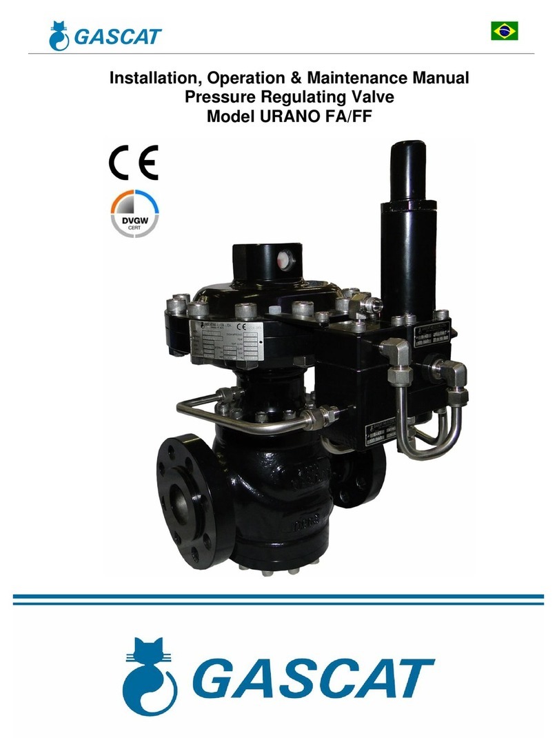 Gascat URANO FA Installation, operation & maintenance manual