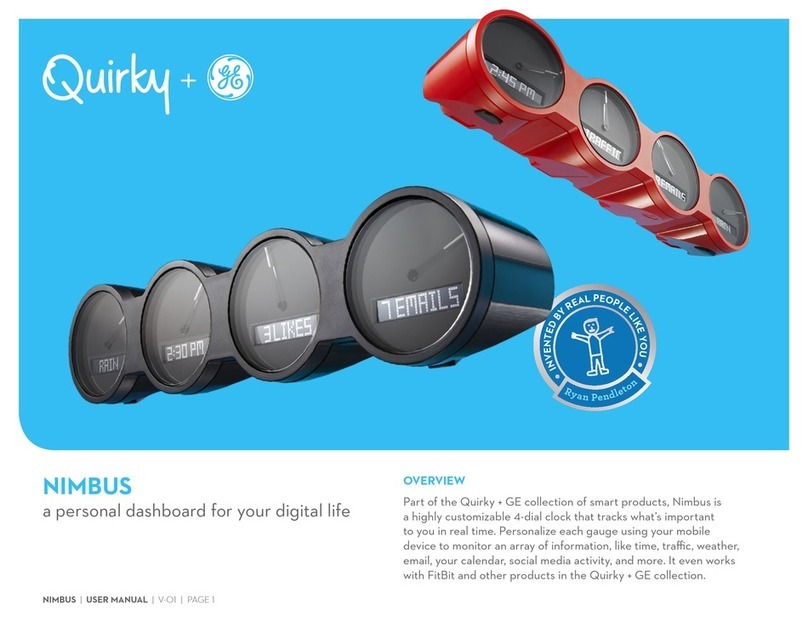 Quirky GE NIMBUS user manual