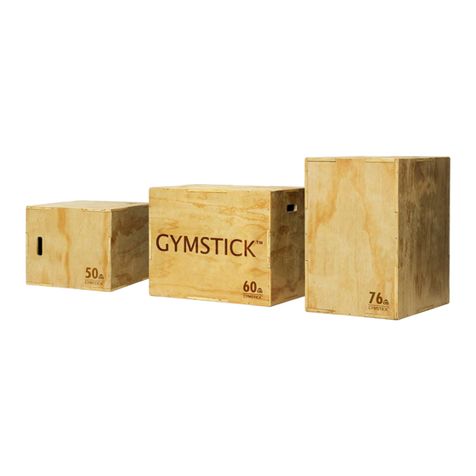 Gymstick WOODEN PLYOBOX GY61162-S Assembly instructions
