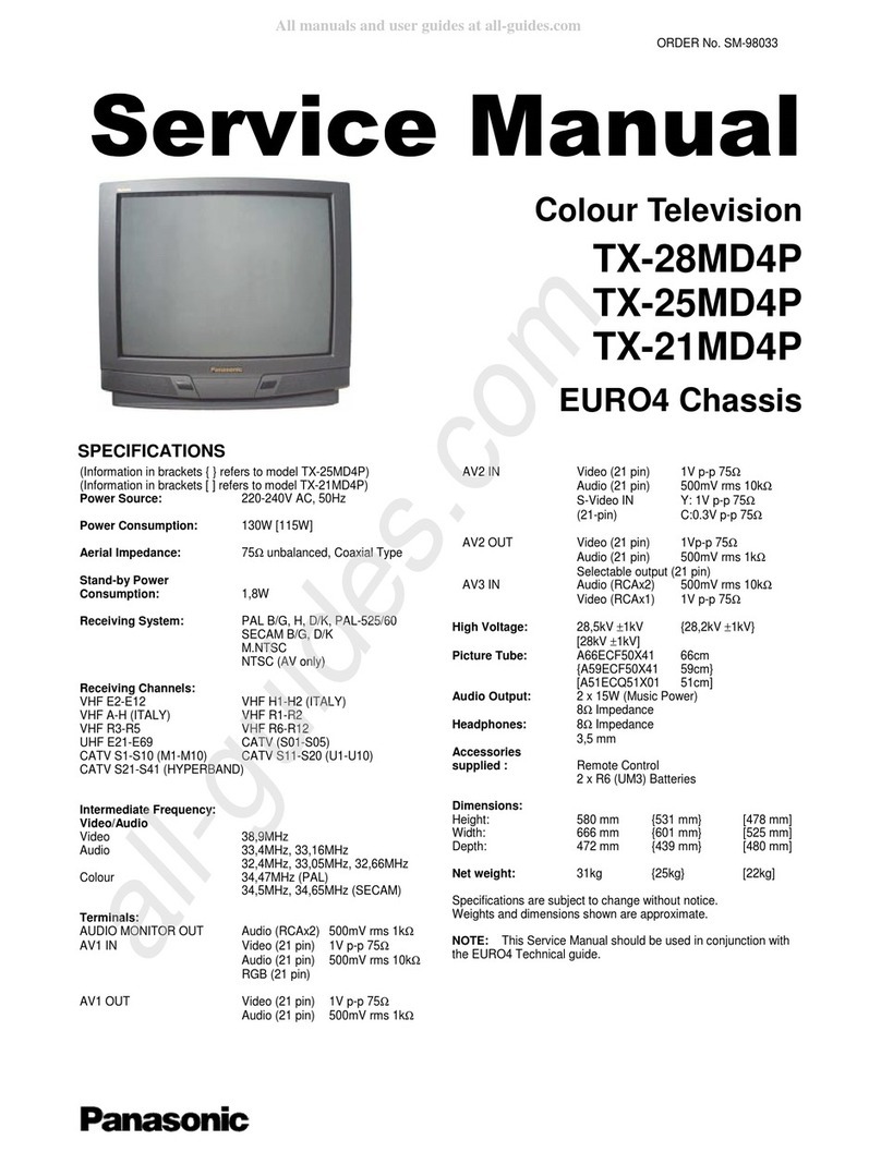 Panasonic TX-28MD4P User manual