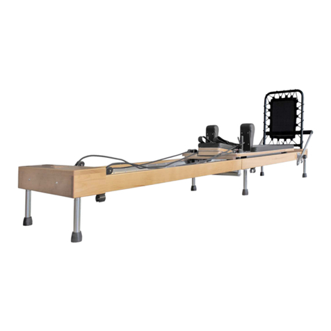 Byron BAY PILATES Pilates Foldable Pro Reformer Assembly & instruction manual