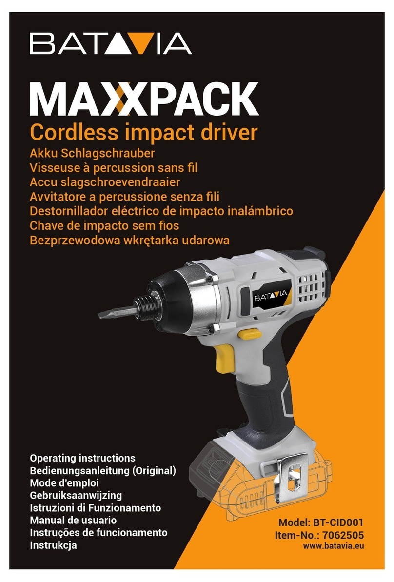 Batavia MAXXPACK BT-CID001 operating instructions Batavia MAXXPACK BT-CID001 operating instructions