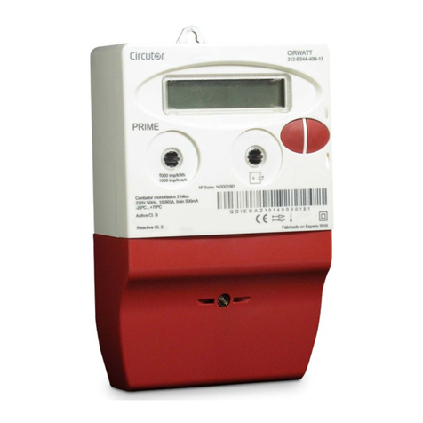 Circutor CIRWATT B 101-102 User manual