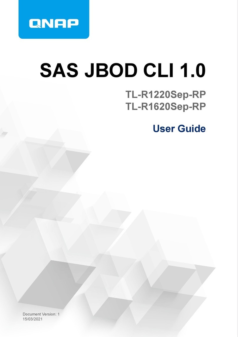 QNAP SAS JBOD CLI 1.0 User manual QNAP SAS JBOD CLI 1.0 User manual
