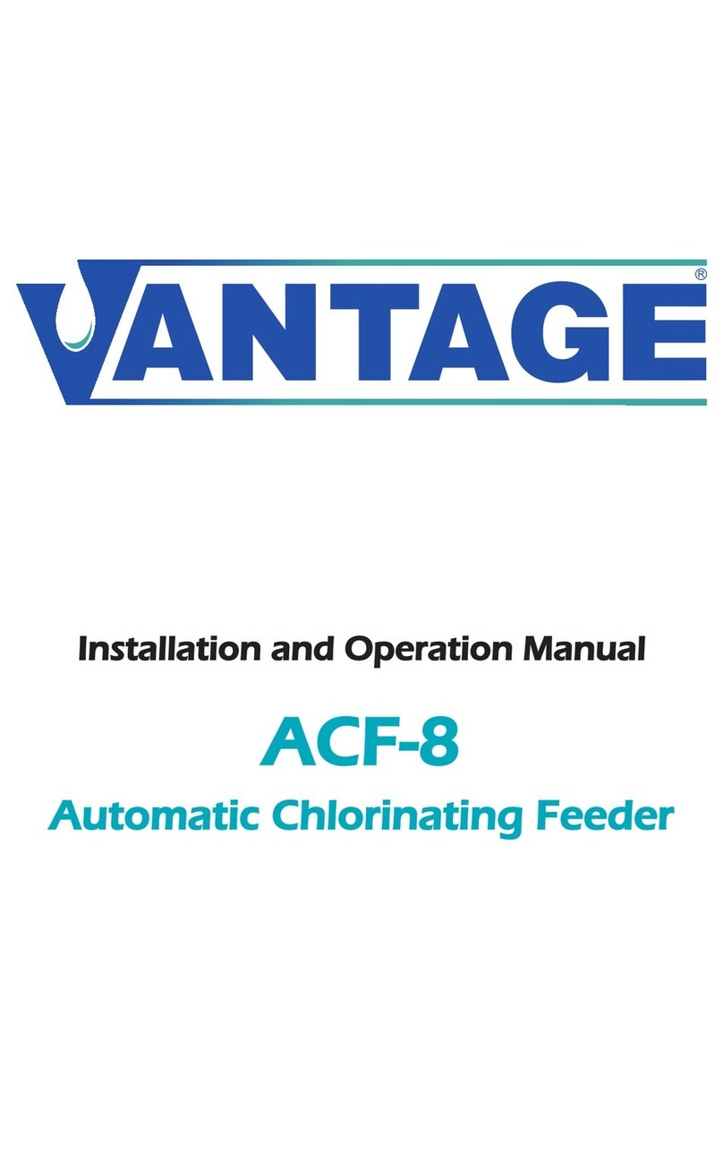 Vantage Hearth ACF-8 Installation and operation manual