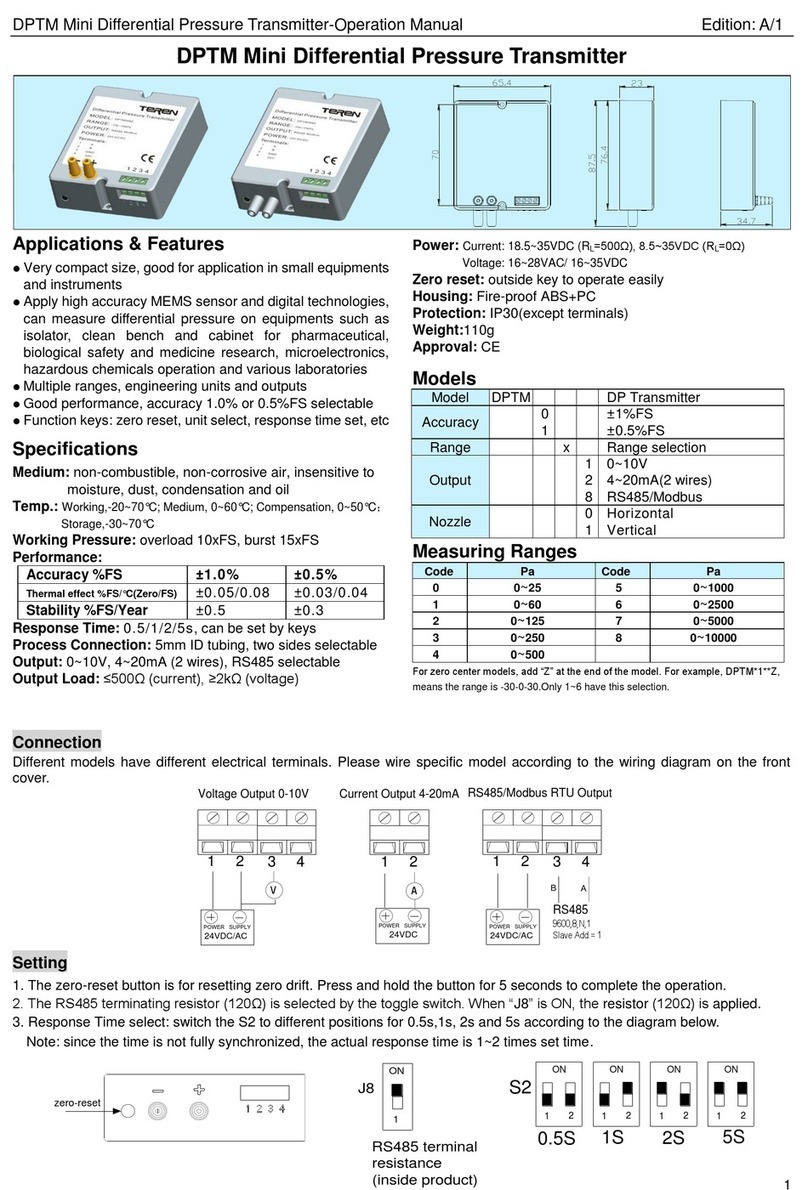 TEREN DPTM Operation manual