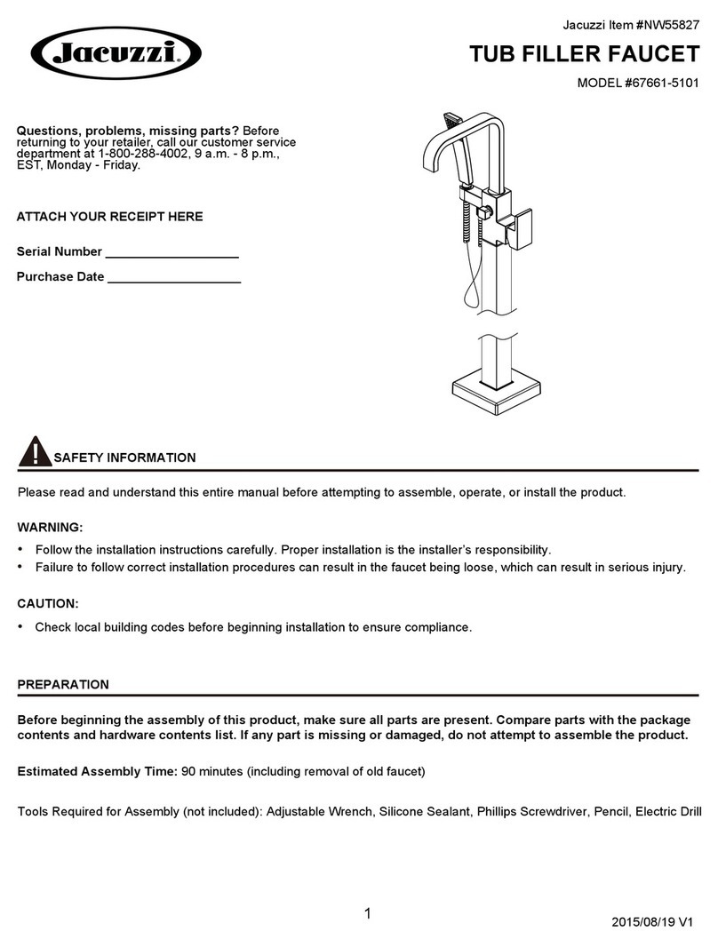 Jacuzzi 67661-5101 User manual Jacuzzi 67661-5101 User manual