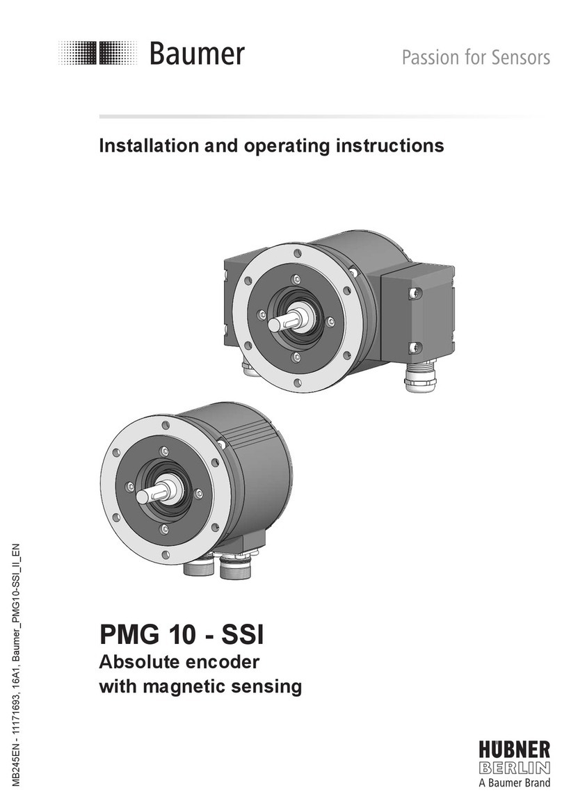 Baumer Hubner Berlin PMG 10-SSI User manual