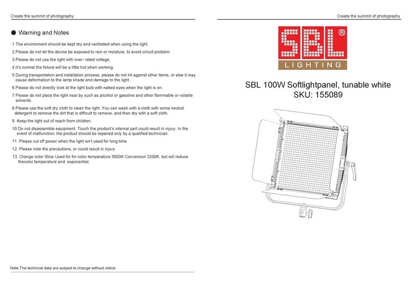 SBL 155089 User manual