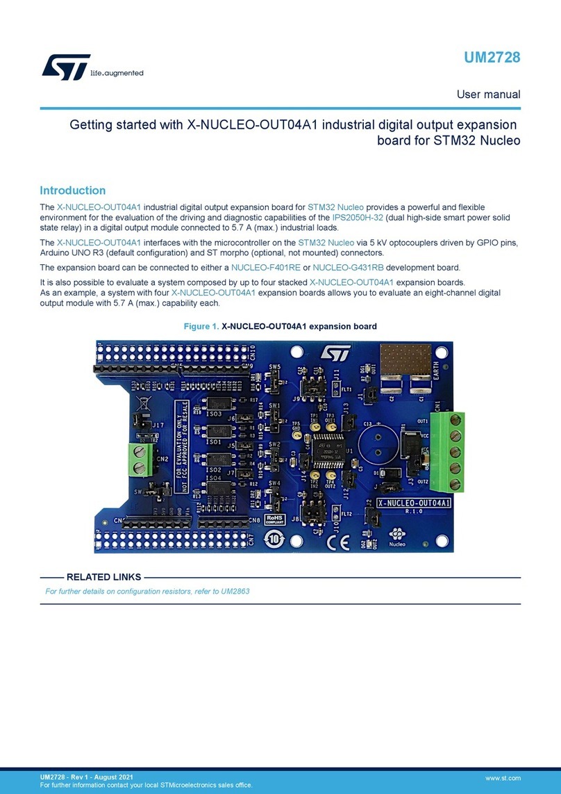 ST X-NUCLEO-OUT04A1 User manual