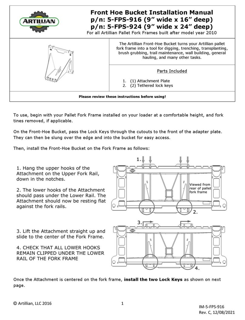 Artillian 5-FPS-916 installation manual