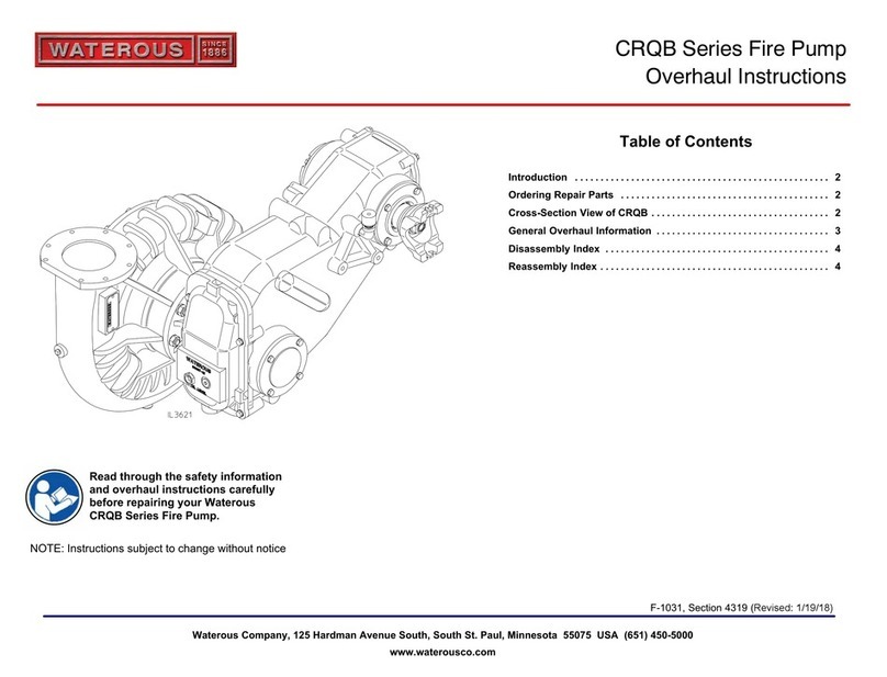 Waterous CRQB Series instructions