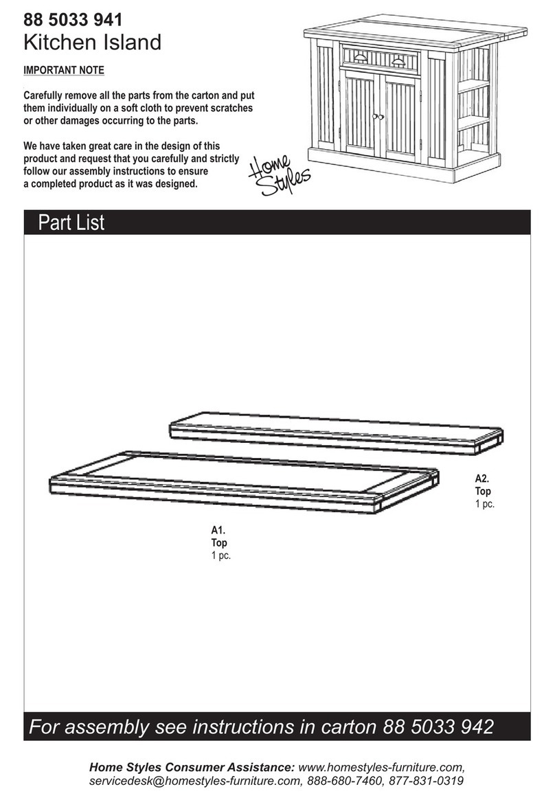 Home Styles 88 5033 941 User manual Home Styles 88 5033 941 User manual
