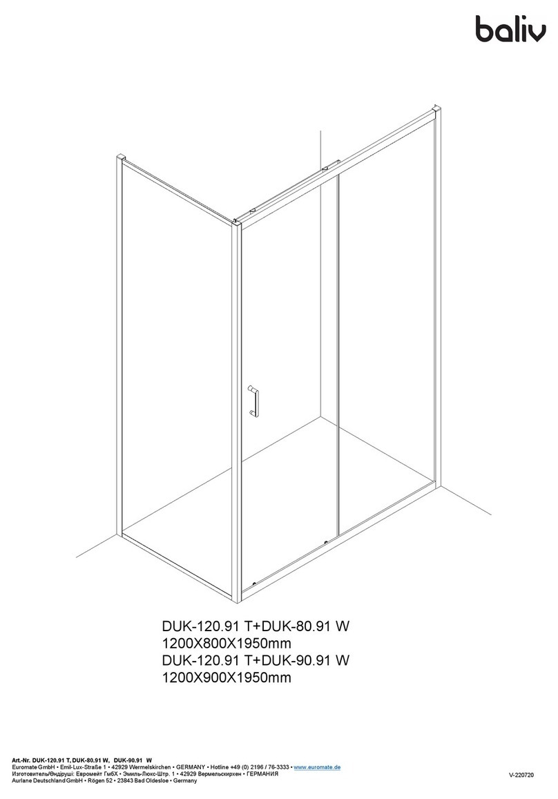 baliv DUK-120.91 installation instructions