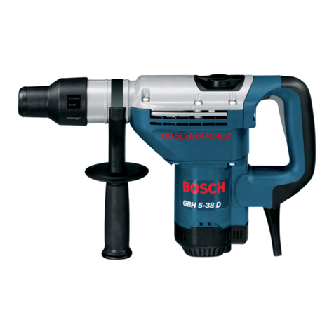 Bosch GBH 5-38 D User manual
