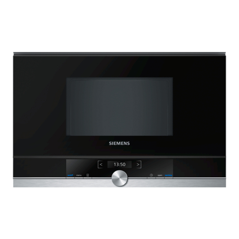 Siemens BF634LG 1I Series User manual and installation instructions