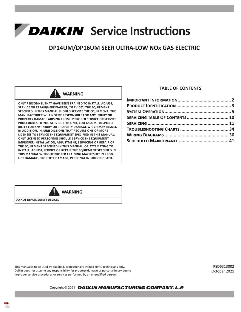 Daikin DP14UM Operating instructions