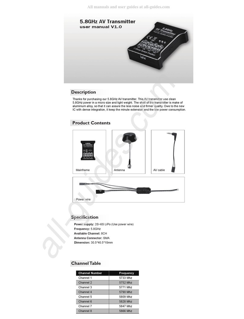THUNDER TIGER 2ADKO-A-8-200 user manual