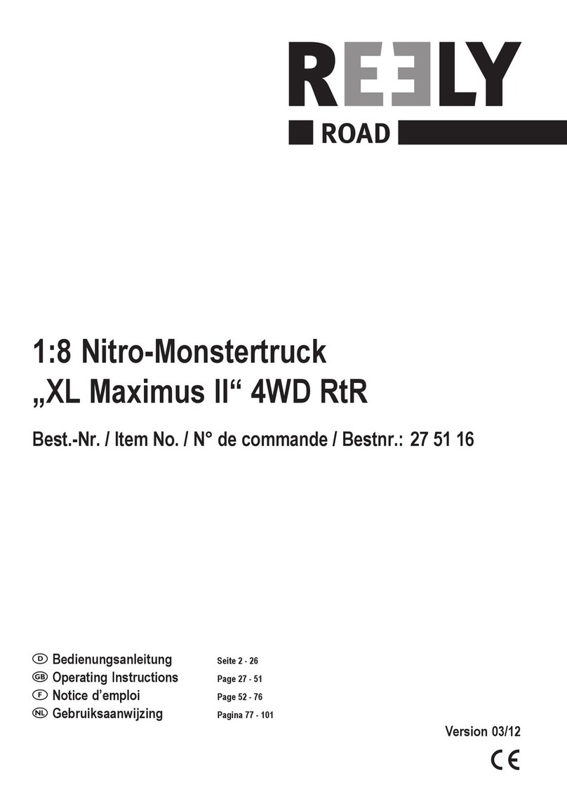 Reely ROAD XL Maximus II operating instructions Reely ROAD XL Maximus II operating instructions