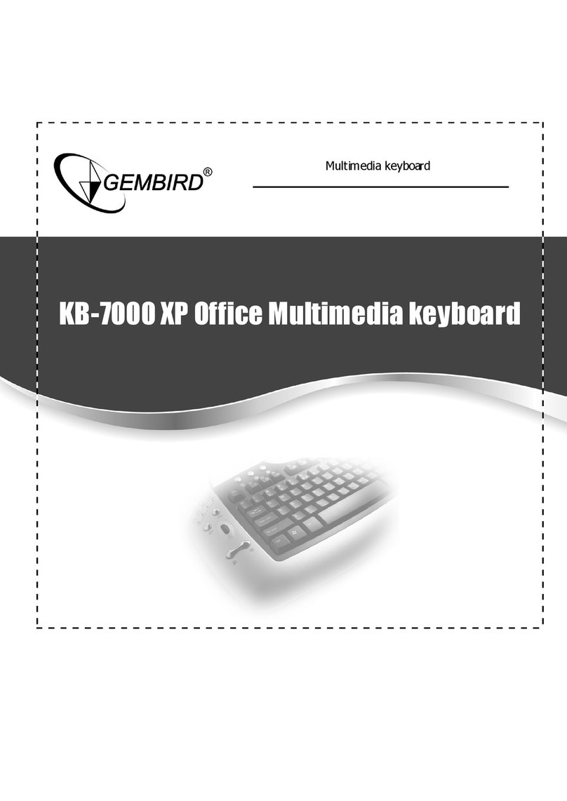 Gembird KB-7000 User manual