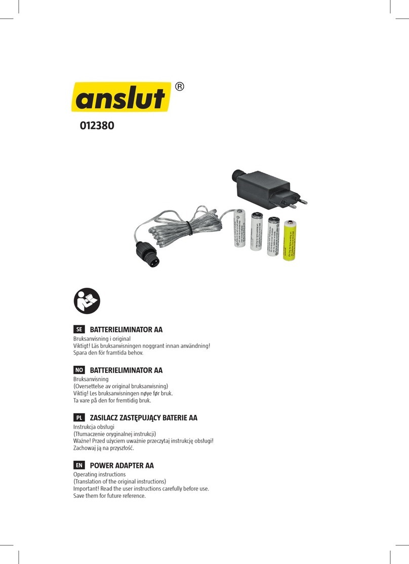 Anslut 012380 operating instructions