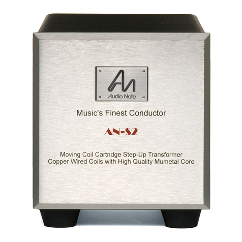 Audio Note AN-S2 Technical manual
