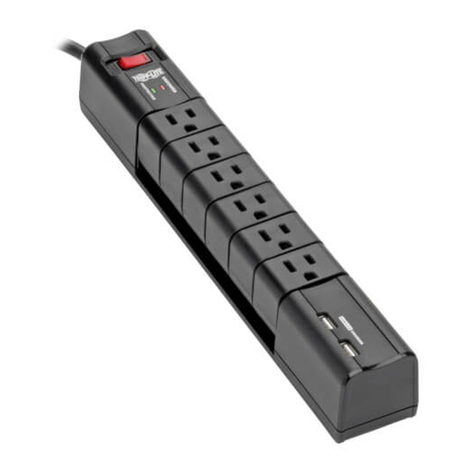 Tripp Lite Protect It! TLP608RUSBB User manual Tripp Lite Protect It! TLP608RUSBB User manual