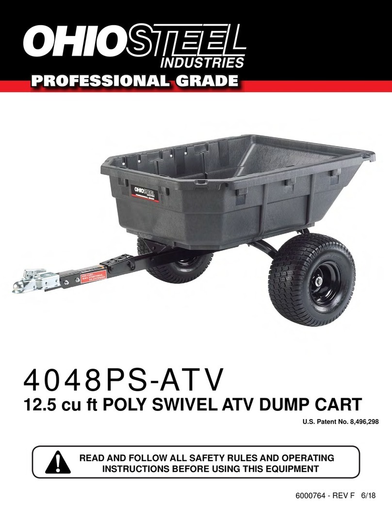 Ohio Steel 4048PS-ATV owner's manual