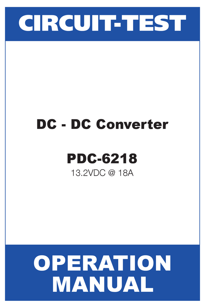 Circuit-test PDC-6218 Operation manual