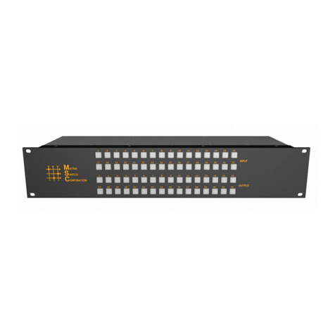 Matrix Switch Corporation MSC-XDM2000L product manual