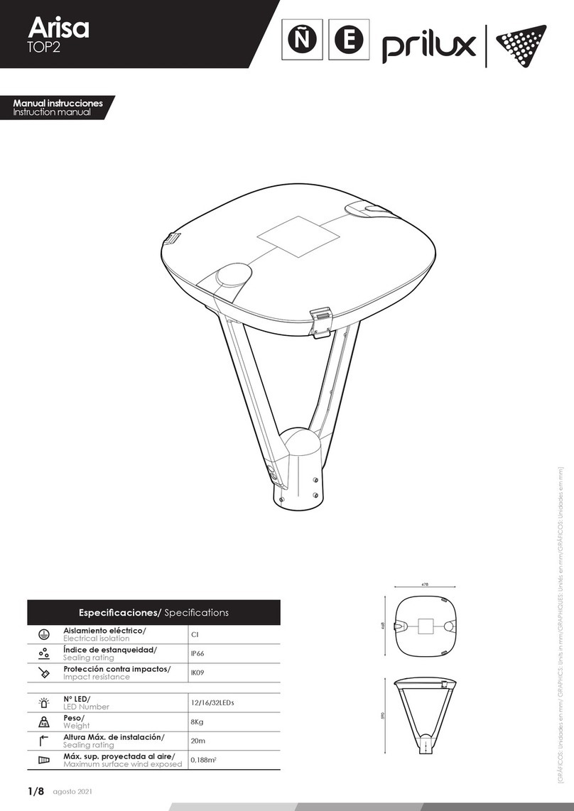 Prilux Arisa TOP2 instruction manual