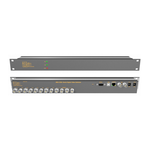 Matrix Switch Corporation MSC-XD81S User manual