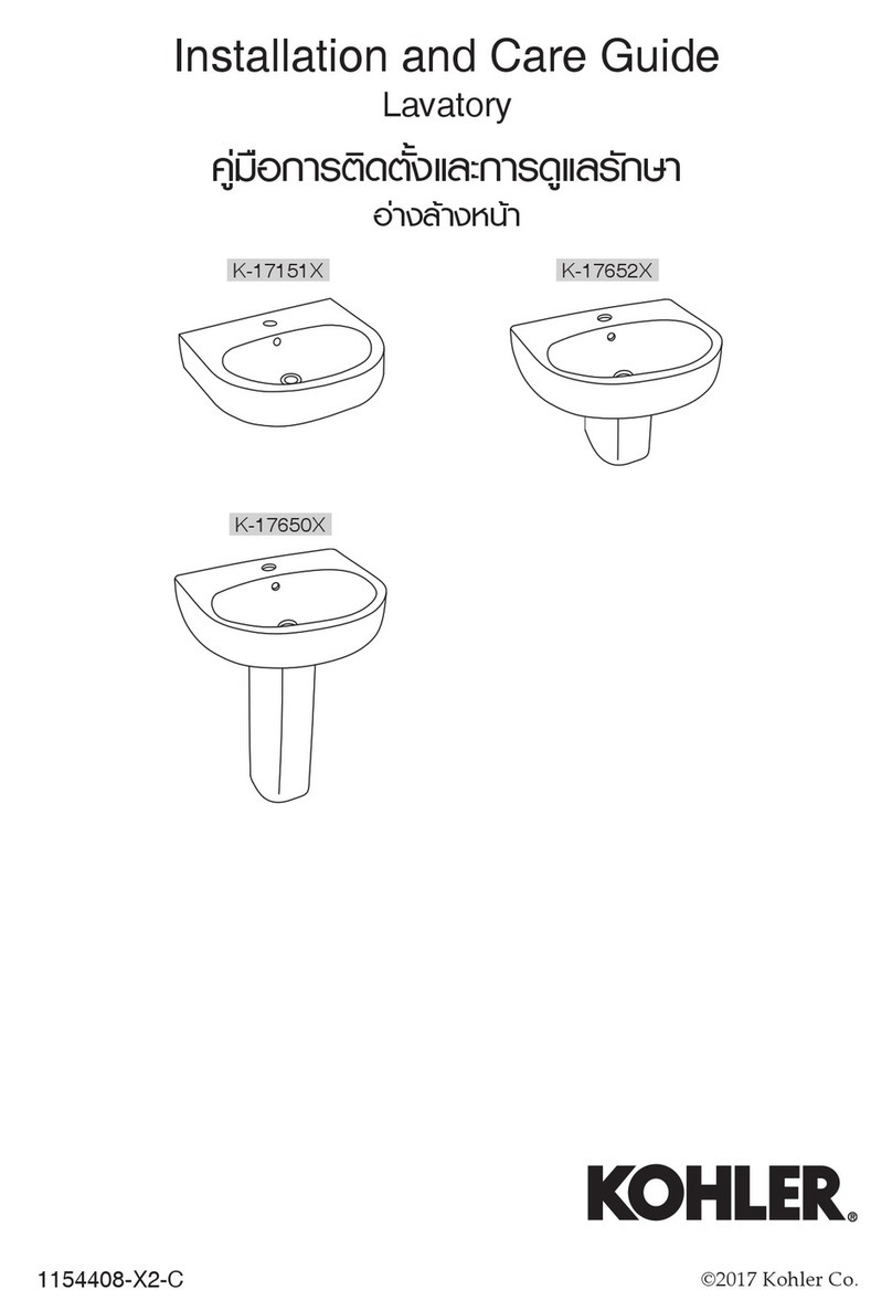 Kohler K-17151X Assembly instructions
