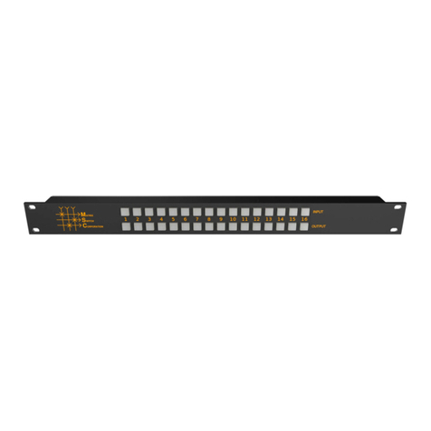 Matrix Switch Corporation MSC-CP16X16E User manual