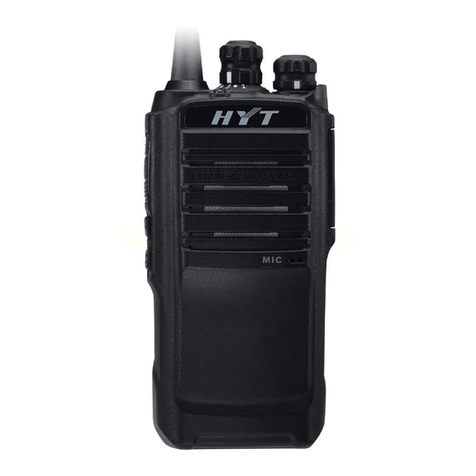 HYT TC-600 UHF User manual
