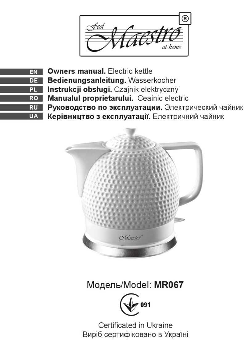 Maestro MR067 owner's manual