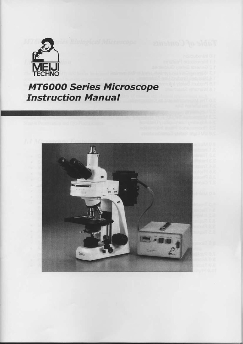 Meiji Techno MT6200ECW instruction manual
