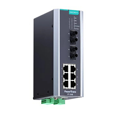 Moxa Technologies PowerTrans PT-508-MM-ST-48 User manual