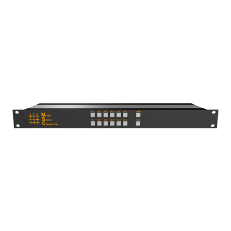 Matrix Switch Corporation MSC-HD121DEL product manual