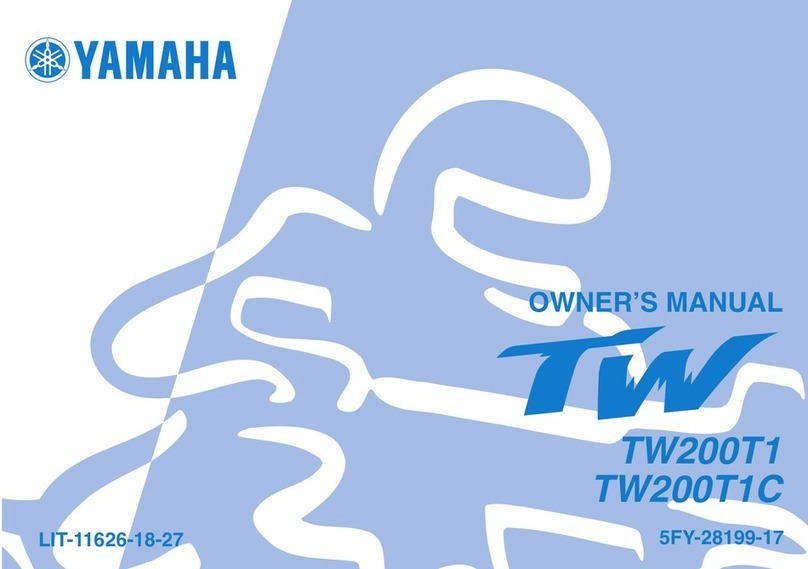Yamaha TW200T1 User manual