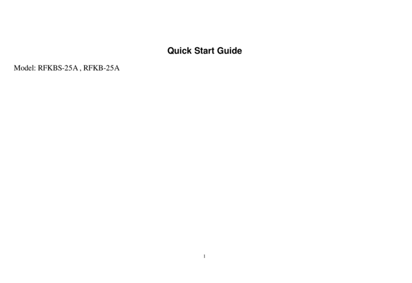 A4Tech RFKBS-25A User manual