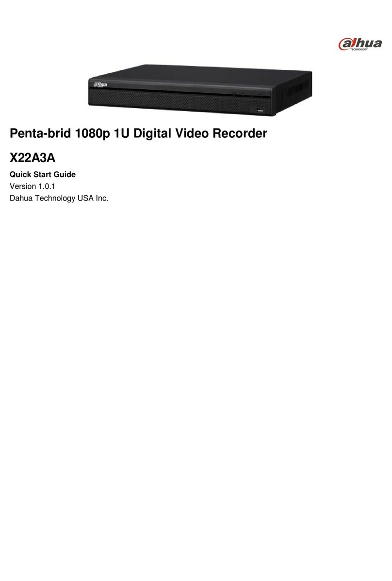 Dahua X22A3A User manual