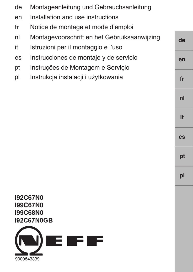 NEFF I92C67N0 User manual