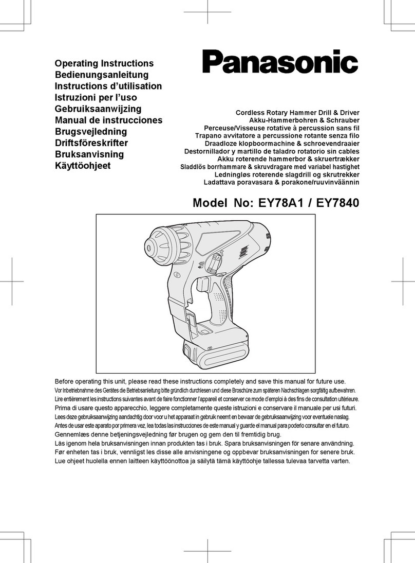 Panasonic 78A1LJ operating instructions