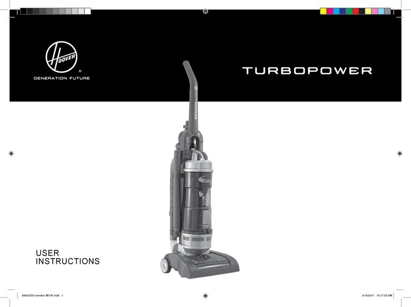 Hoover TURBOPOWER UTP1605 User instructions