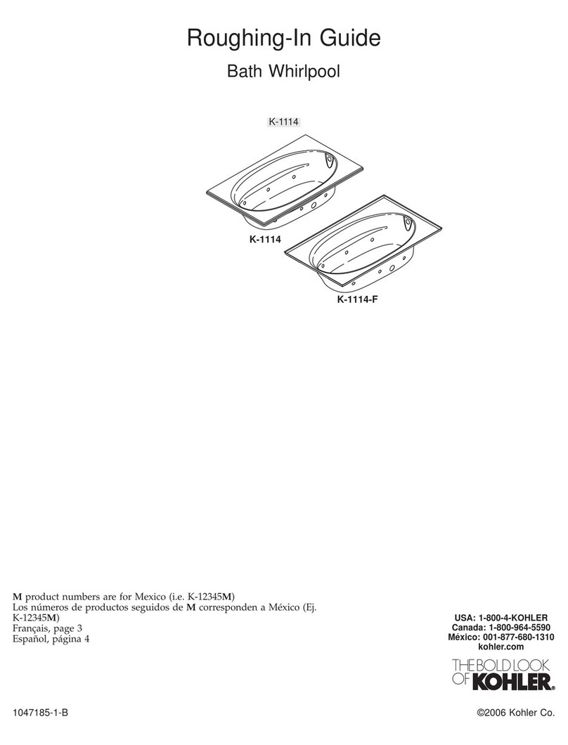 Kohler K-1114 Quick start guide