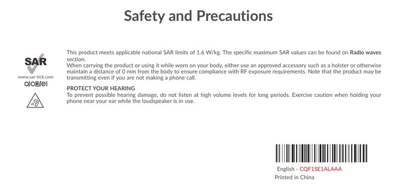 TCL B133 User manual