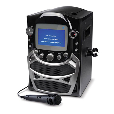 The Singing Machine CLASSIC STVG569BT User manual