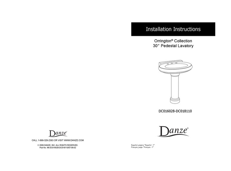 Danze Orrington DC018110 User manual