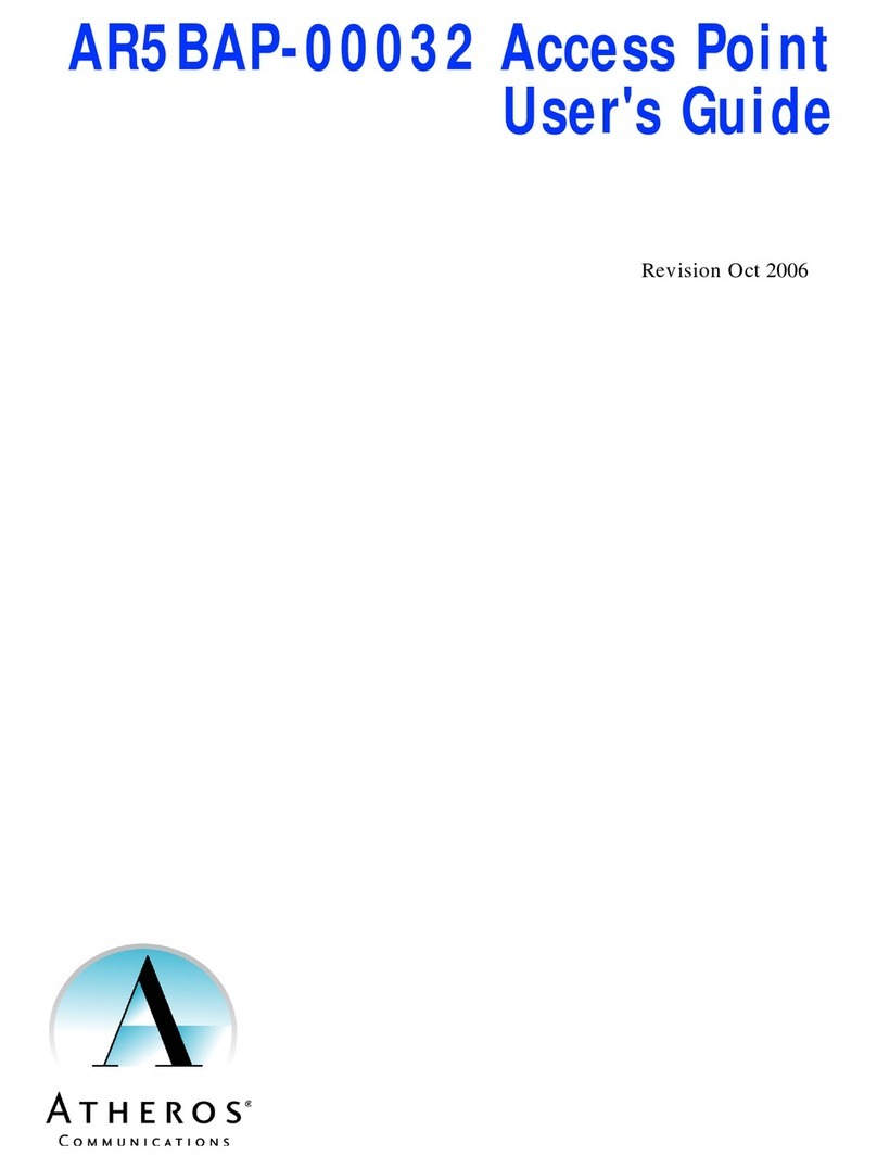 Atheros AR5BAP-00032 user guide